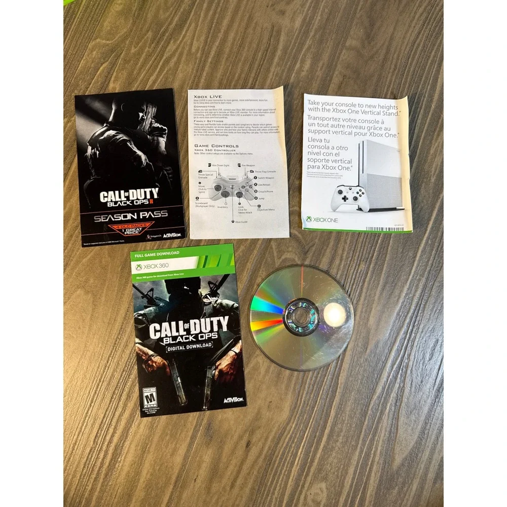 Call of Duty Black Ops II Activison Xbox 360 NTSC Nuketown 2025 Map Complete CIB